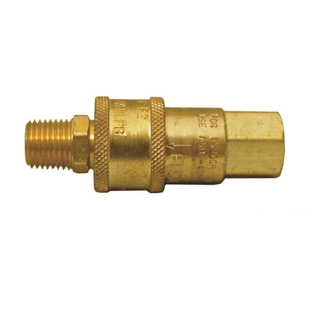 MEC Quick Connector 1/4 in. Male NPT x 3/8 in. Female NPT ME-GMC4